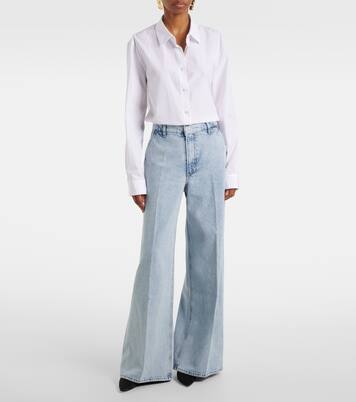 High-Rise Wide-Leg Jeans | Frame