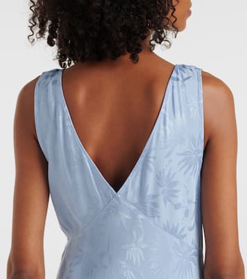 Robe midi Sandrine en jacquard à fleurs | Rixo