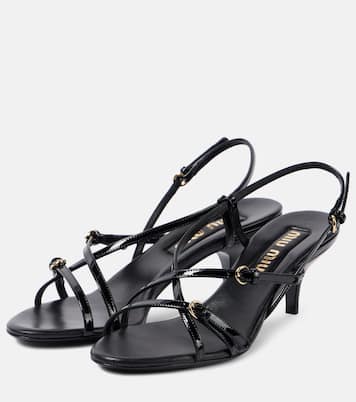 Sandalen 55 aus Lackleder | Miu Miu