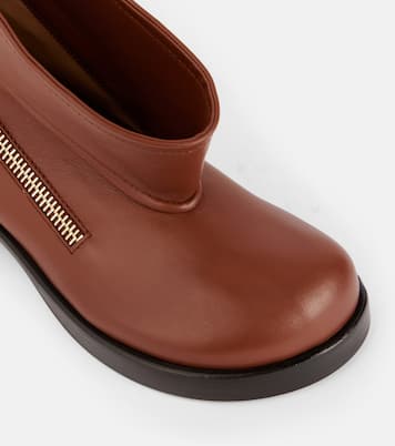 Leather biker boots | JW Anderson