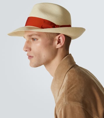 X E.Marinella sombrero Amedeo de paja | Borsalino