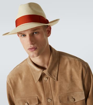 X E.Marinella sombrero Amedeo de paja | Borsalino