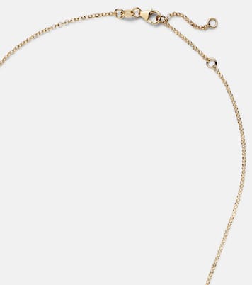 Halskette Gemstone Heart aus 18kt Gelbgold mit Tansanit | FoundRae