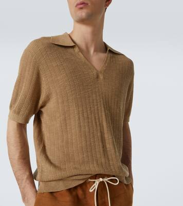 Joaquim cotton-blend polo sweater | Frescobol Carioca