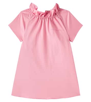 Ruffled cotton-blend dress | Il Gufo