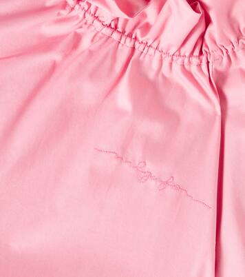 Ruffled cotton-blend dress | Il Gufo