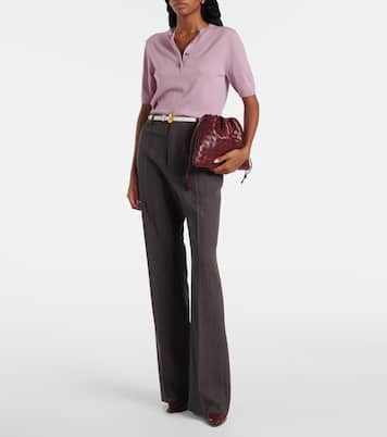 Dustbag Medium leather clutch | Bottega Veneta