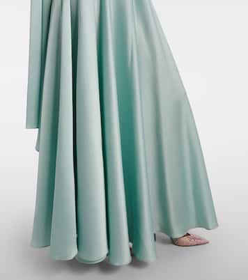 Robe longue Emelia en satin | Solace London