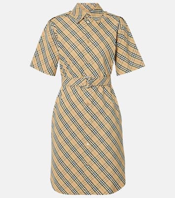 Hemdblusenkleid Burberry Check aus Baumwolle | Burberry