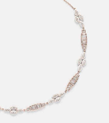 Choker aus 18kt Gelbgold mit Emaille und Diamanten | Kamyen