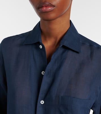 Camisa de ramio translúcida | Loro Piana