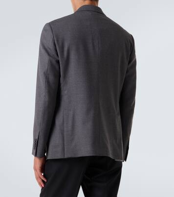 Double-breasted wool blazer | Lardini
