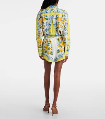 Shorts aus einem Leinengemisch | Farm Rio