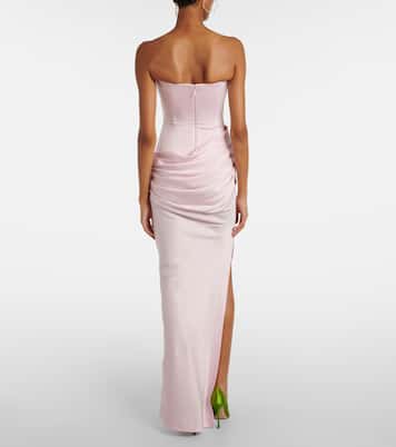 Draped bustier gown | Alex Perry