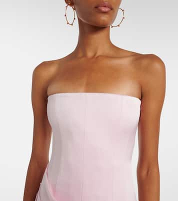 Draped bustier gown | Alex Perry