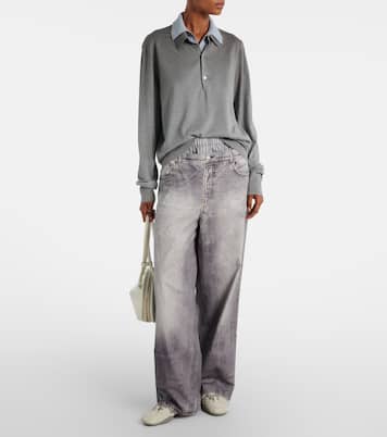 Koyalt silk, wool, and cashmere sweater | Acne Studios
