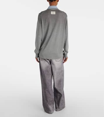 Koyalt silk, wool, and cashmere sweater | Acne Studios
