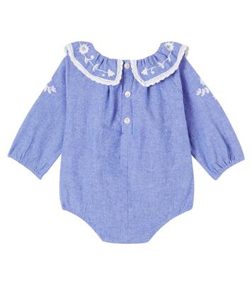 Baby Ilani cotton chambray playsuit | Louise Misha