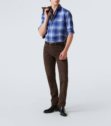 Checked cotton shirt | Tom Ford