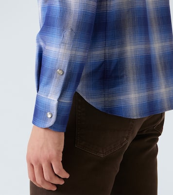 Checked cotton shirt | Tom Ford