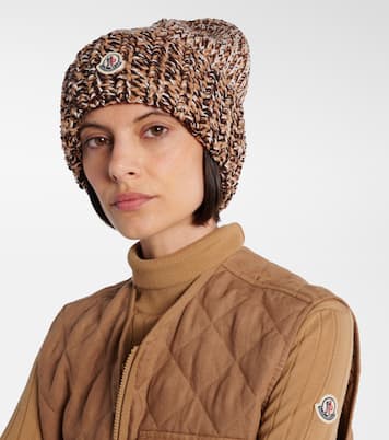 Mouliné wool-blend beanie | Moncler