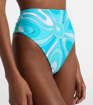 Marmo high-rise bikini bottoms | Pucci