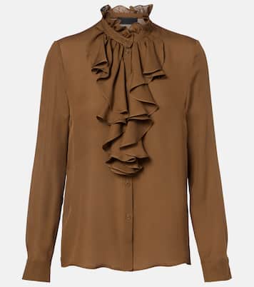 Ruffled silk blouse | Nili Lotan