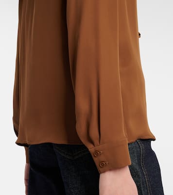 Ruffled silk blouse | Nili Lotan