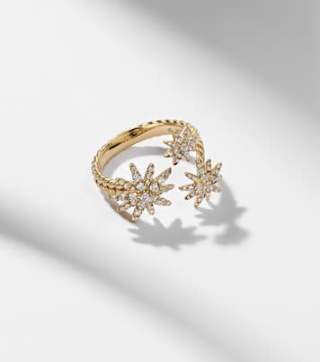 Ring Starburst aus 18kt Gelbgold mit Diamanten | David Yurman
