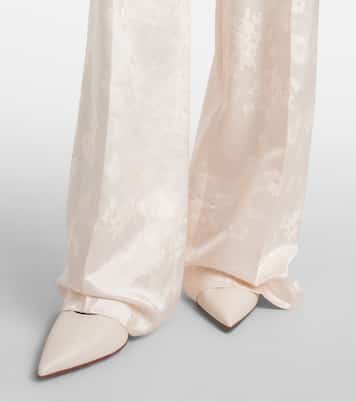 Amari 90 leather slingback pumps | Gabriela Hearst