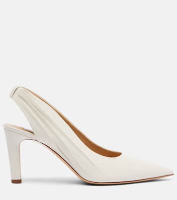Amari 90 leather slingback pumps | Gabriela Hearst
