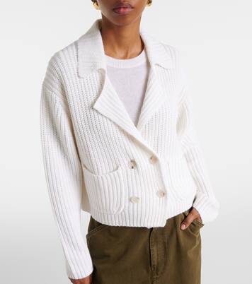 Cardigan en coton et cachemire | Jardin des Orangers