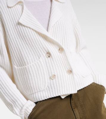 Cardigan en coton et cachemire | Jardin des Orangers