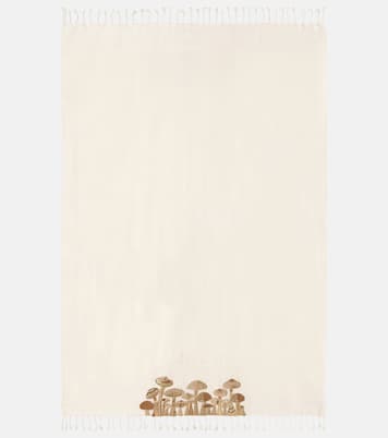 Verziertes Plaid Mushrooms aus Wolle | Jonathan Adler