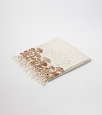 Verziertes Plaid Mushrooms aus Wolle | Jonathan Adler