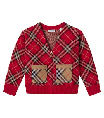 Burberry Check wool cardigan | Burberry Kids