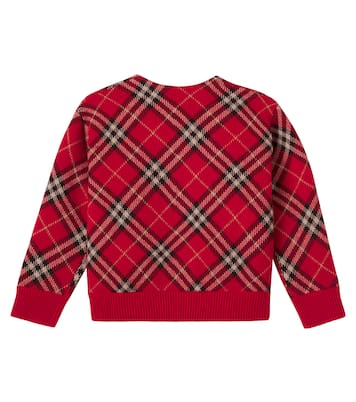 Burberry Check wool cardigan | Burberry Kids