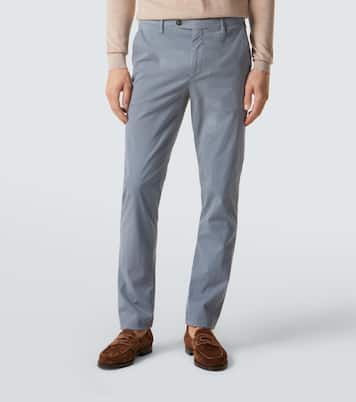 Pantalon chino en coton mélangé | Canali