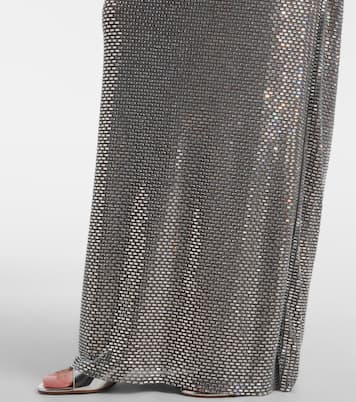 One-Shoulder-Robe mit Kristallen | Self-Portrait