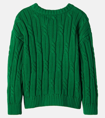 Jersey trenzado Bluebell de algodón | The New Society