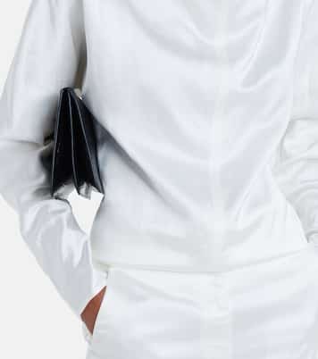 Draped satin blouse | Toteme
