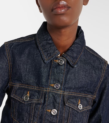 Cropped-Jeansjacke | Ganni