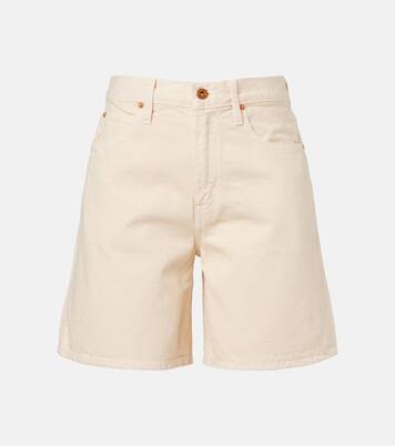 Square denim shorts | Slvrlake