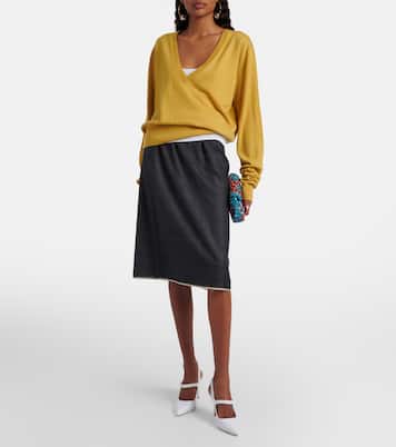 Camparisli 90 raffia slingback pumps | Manolo Blahnik