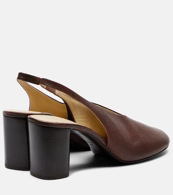 Glove leather slingback pumps | Lemaire