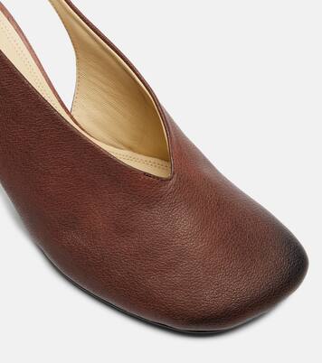 Glove leather slingback pumps | Lemaire