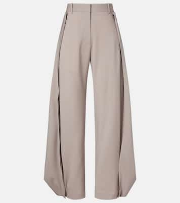Draped wool wide-leg pants | Loewe