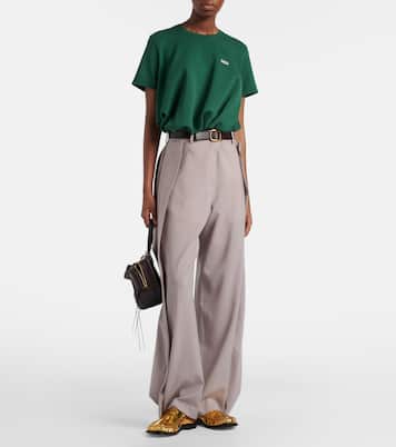 Draped wool wide-leg pants | Loewe