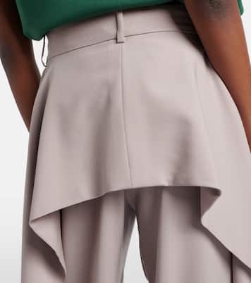 Draped wool wide-leg pants | Loewe