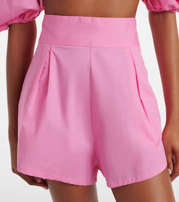 棉质阔腿短裤 | Adriana Degreas